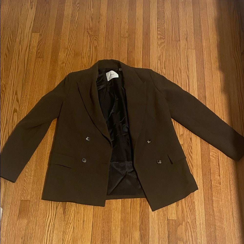 Aritzia Wilfred Brown Blazer